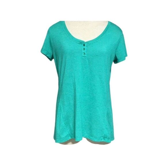 ✨REI ALDERVALE S/S SZ MEDIUM TEAL TEE✨ - Picture 3 of 10